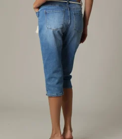 Deeluxe ELARA - Lange, casual bermudashort van slim-fit blauw denim blueSky Best