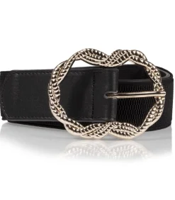 ISOTONER Elastische damesriem zwart black New