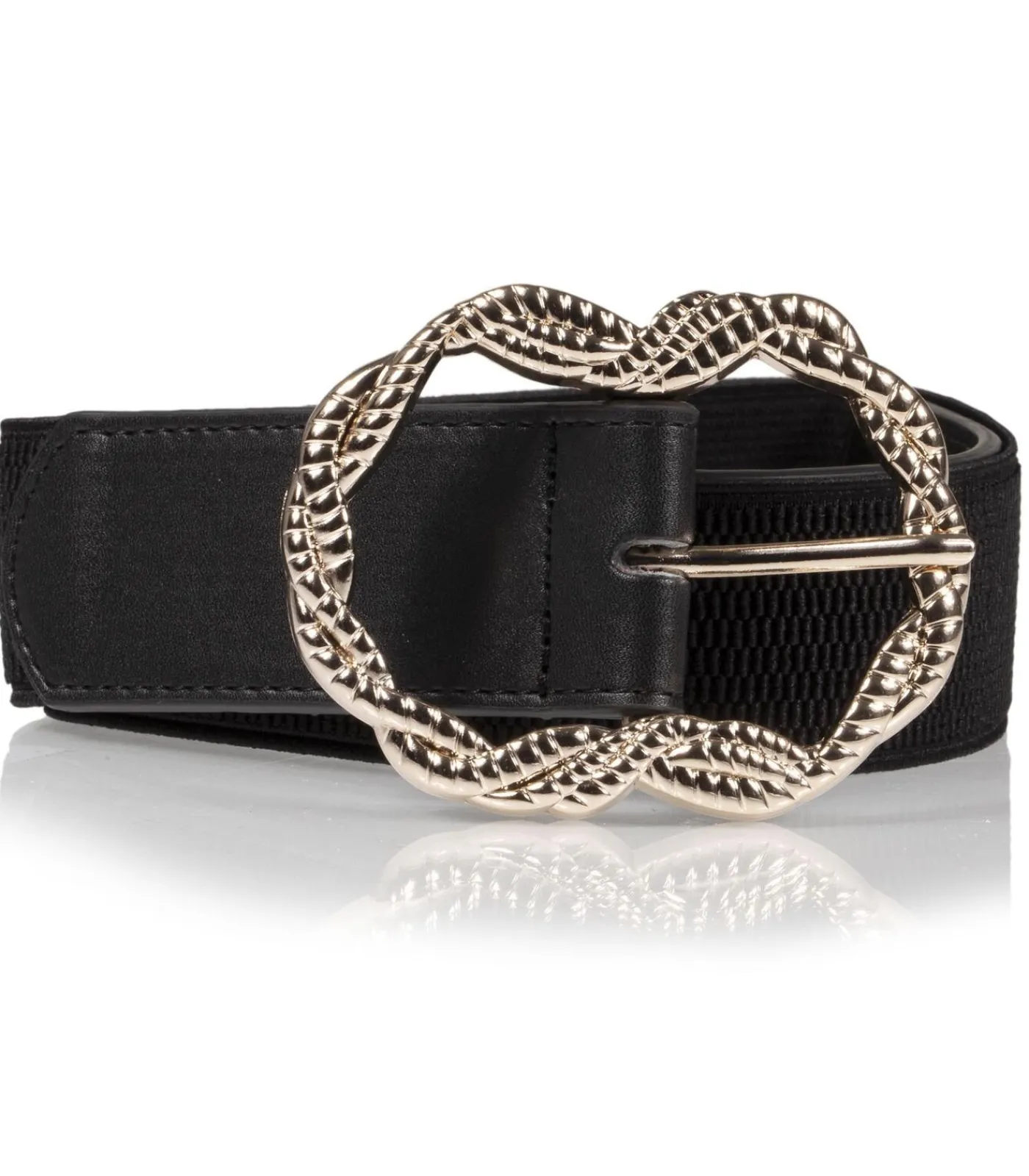 ISOTONER Elastische damesriem zwart black New
