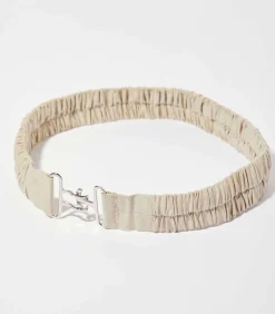 La Fiancée Elastische katoenen tailleband BELT beige