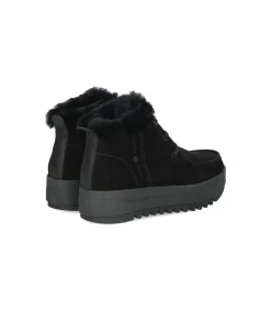 Canada Snow Enkellaarsjes Met Veters “MOUNT MARTY” black Clearance