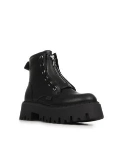 Buffalo Enkellaarzen Aspen Front Zip black Online