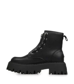 Buffalo Enkellaarzen Aspen Front Zip black Online