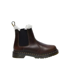 Dr Martens Enkellaarzen Dr. Martens 2976 Leonore donker kaki khaki Outlet