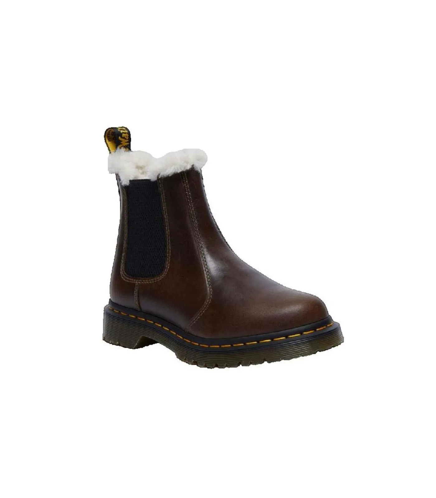 Dr Martens Enkellaarzen Dr. Martens 2976 Leonore donker kaki khaki Outlet