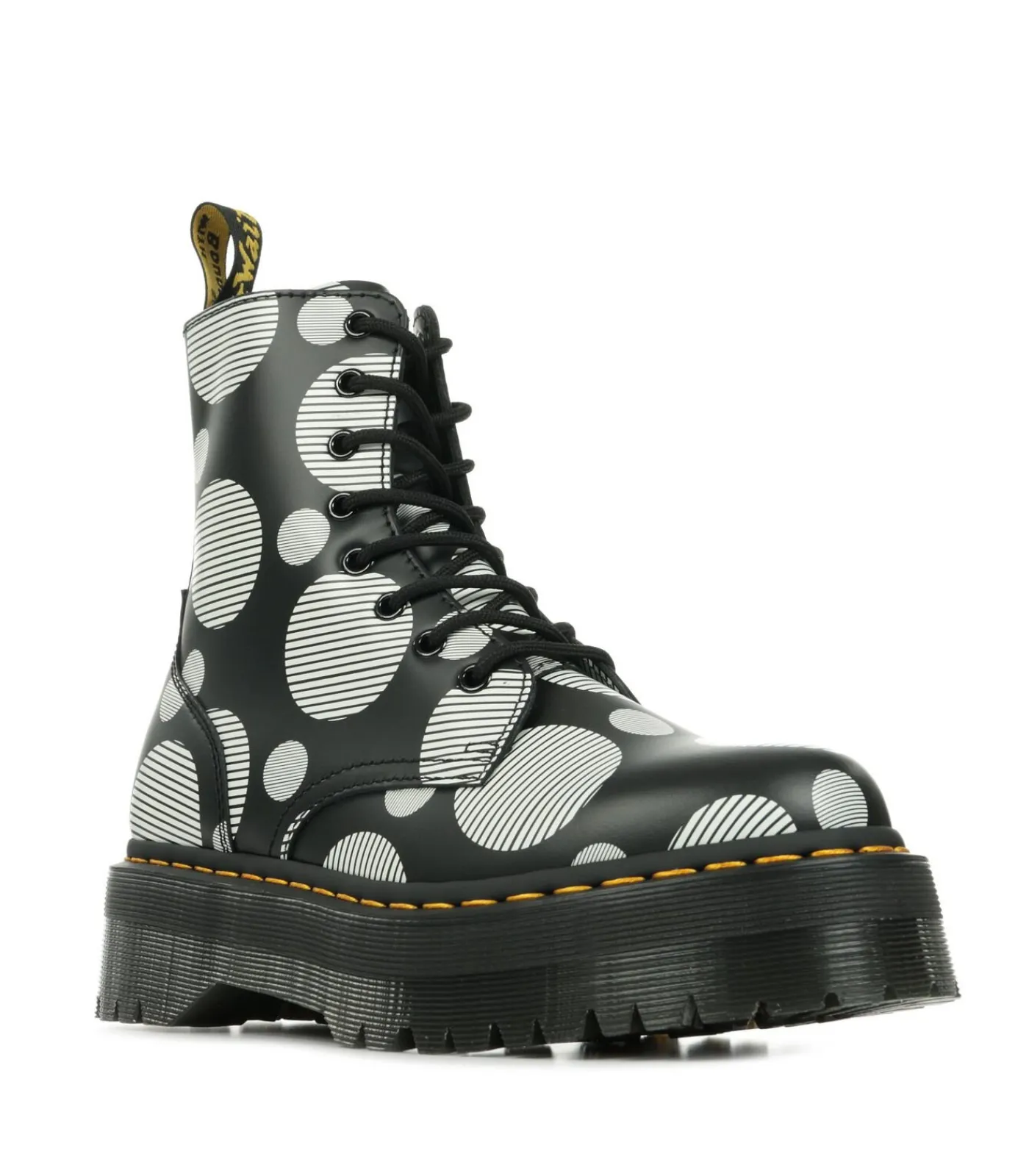 Dr Martens Enkellaarzen Jadon Polka Dot black Online