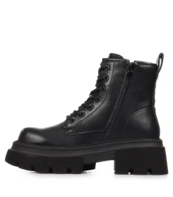 Buffalo Enkellaarzen Mave Lace Up black Online