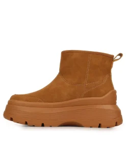 Buffalo Enkellaarzen Olympia Pull On Lo Warm brown Best