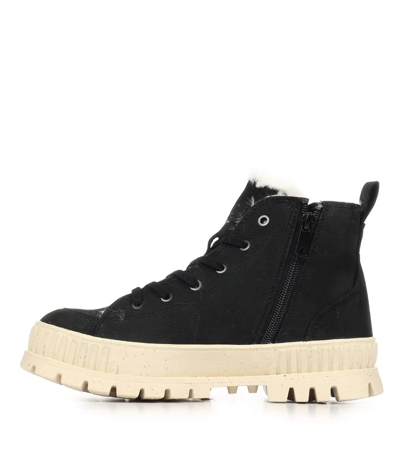 Palladium Enkellaarzen Pallashock Zip Warm black