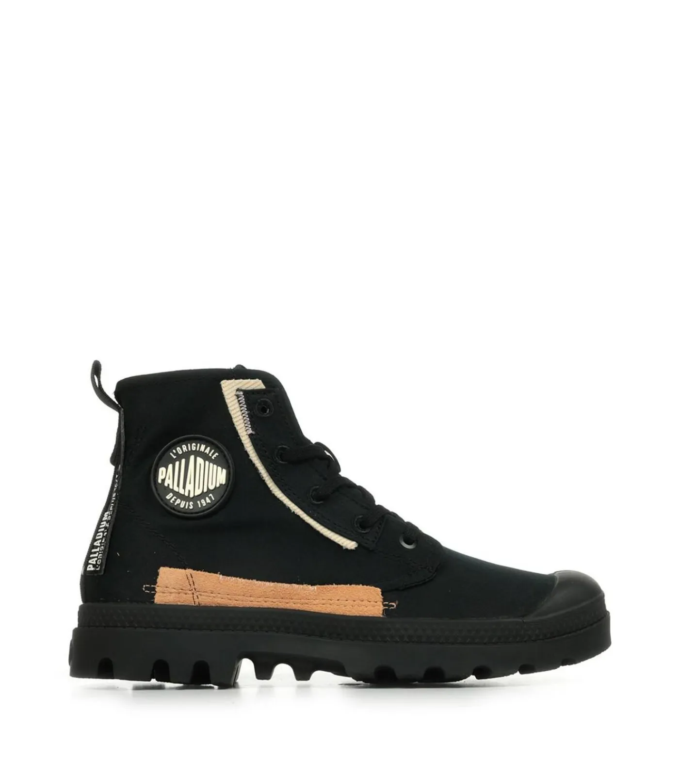 Palladium Enkellaarzen Pampa Underlayer black Discount