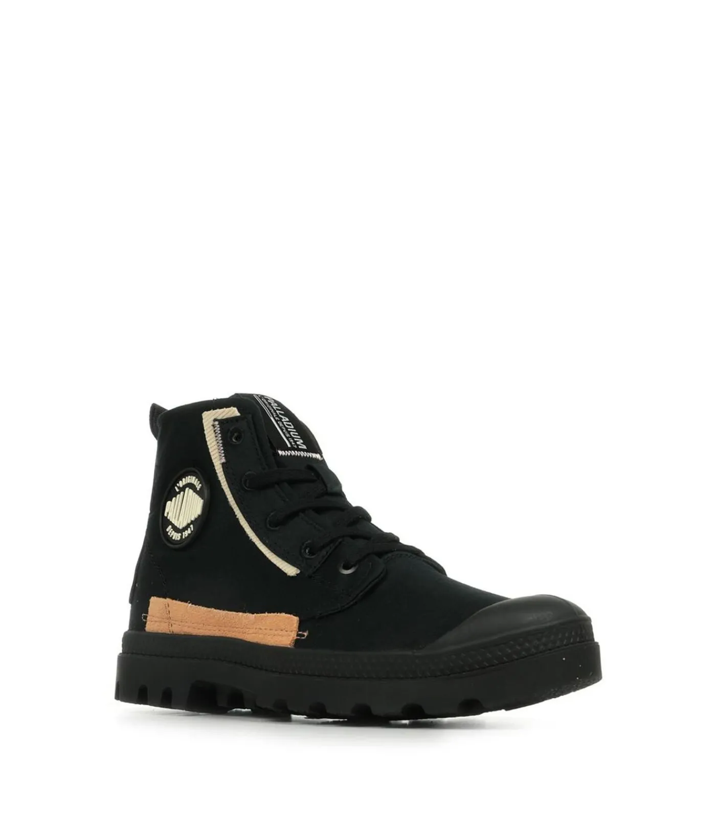 Palladium Enkellaarzen Pampa Underlayer black Discount