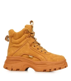 Buffalo Enkellaarzen Venom Mid brown New