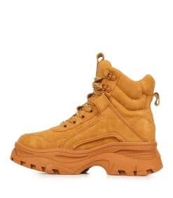 Buffalo Enkellaarzen Venom Mid brown New