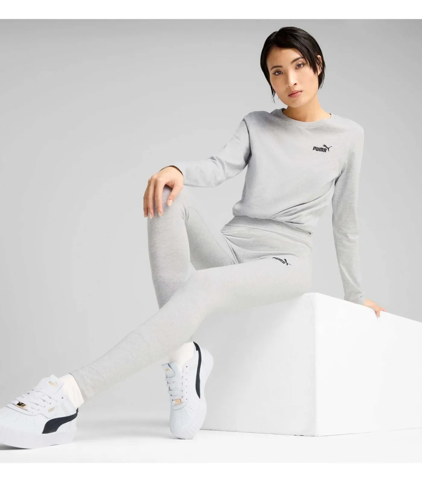 PUMA Ess Small No. 1 Logo Leggings gray