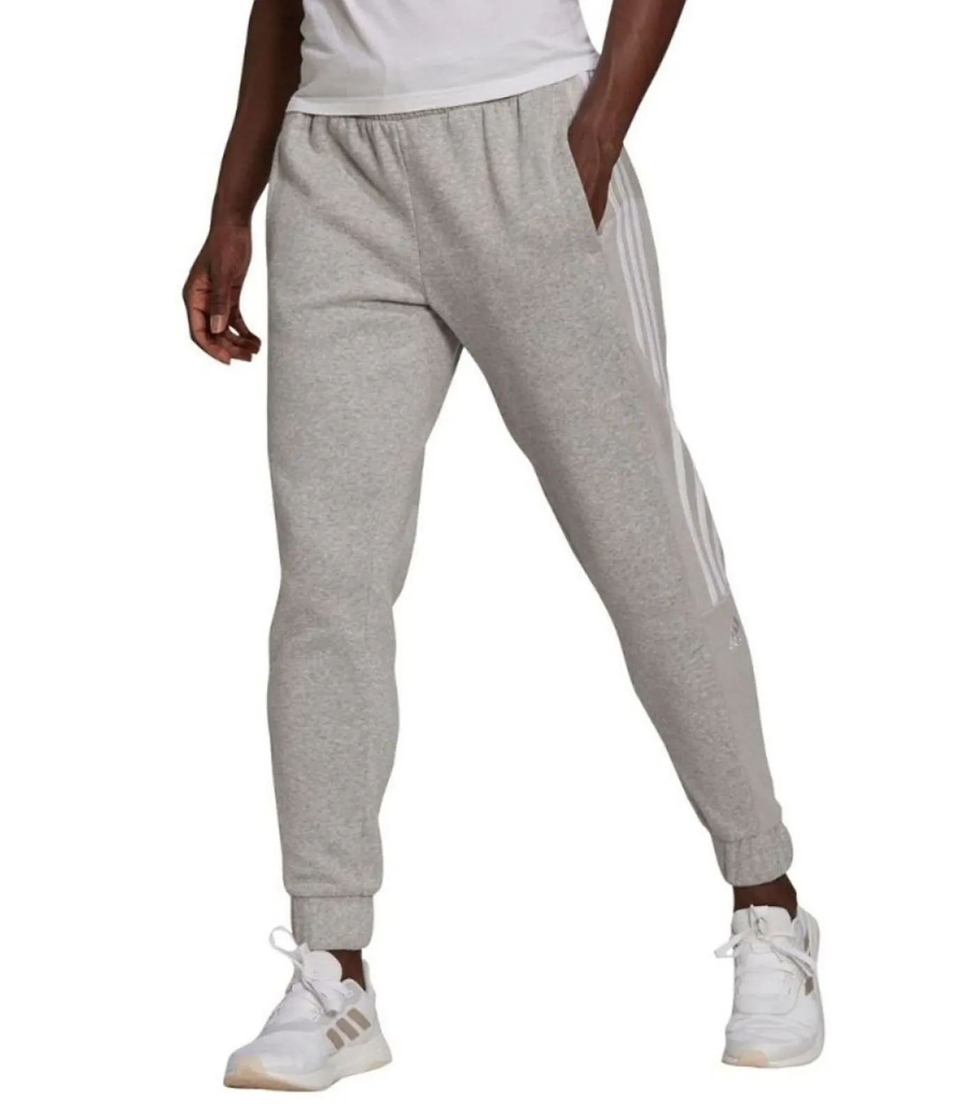 Adidas ESSENTIALS - Joggingbroek - Grijs gray