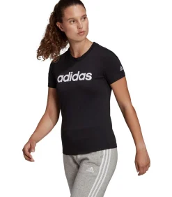 Adidas ESSENTIALS - T-shirt - Zwart black Hot