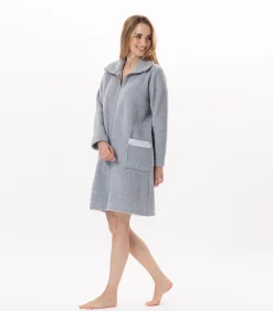 LE CHAT ESSENTIEL H54A fleece kamerjas met ritssluiting beige Clearance