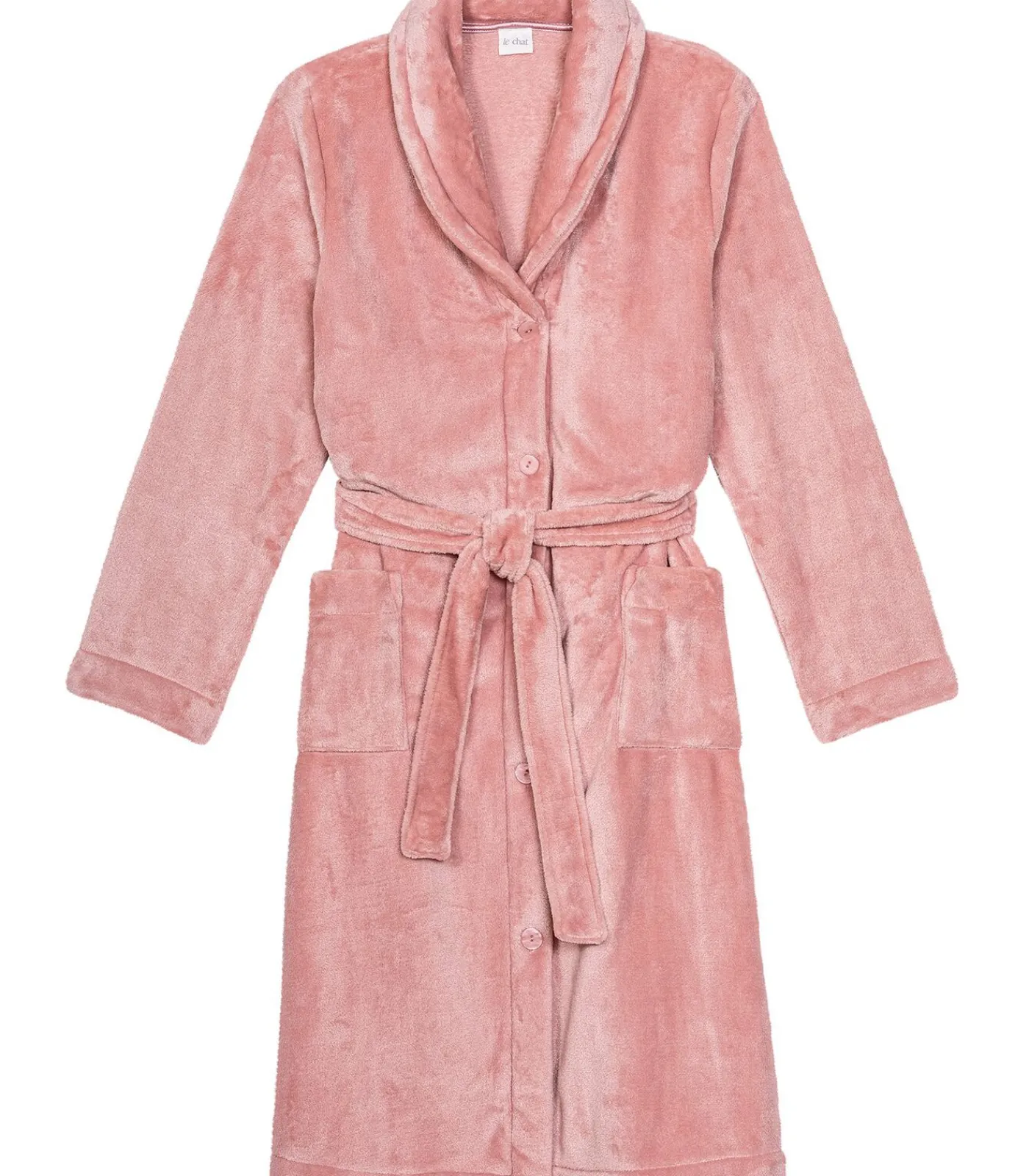 LE CHAT ESSENTIEL H51B pluche flanellen kamerjas pink Online