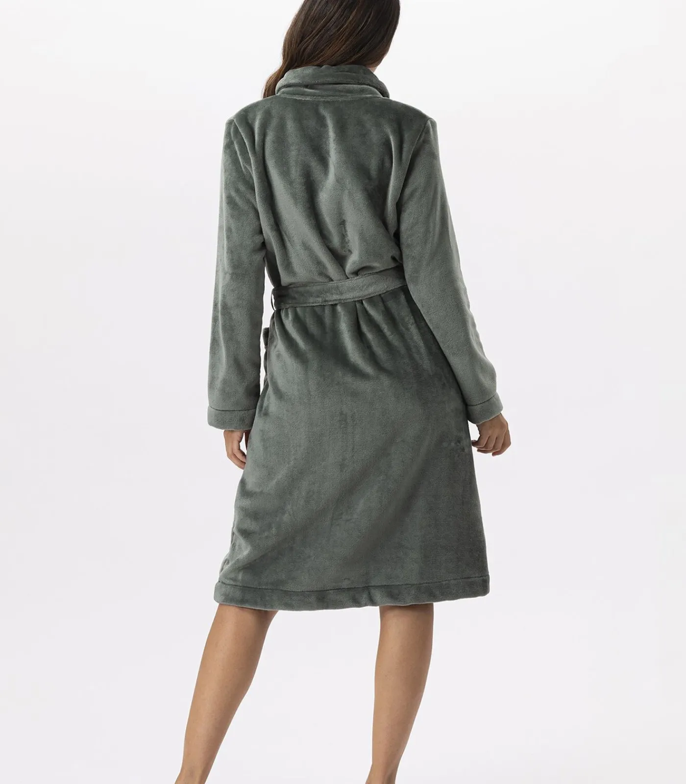 LE CHAT ESSENTIEL H51B pluche flanellen kamerjas green Clearance