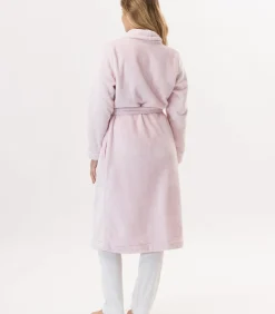 LE CHAT ESSENTIEL H61B pluche flanellen badjas pink Sale