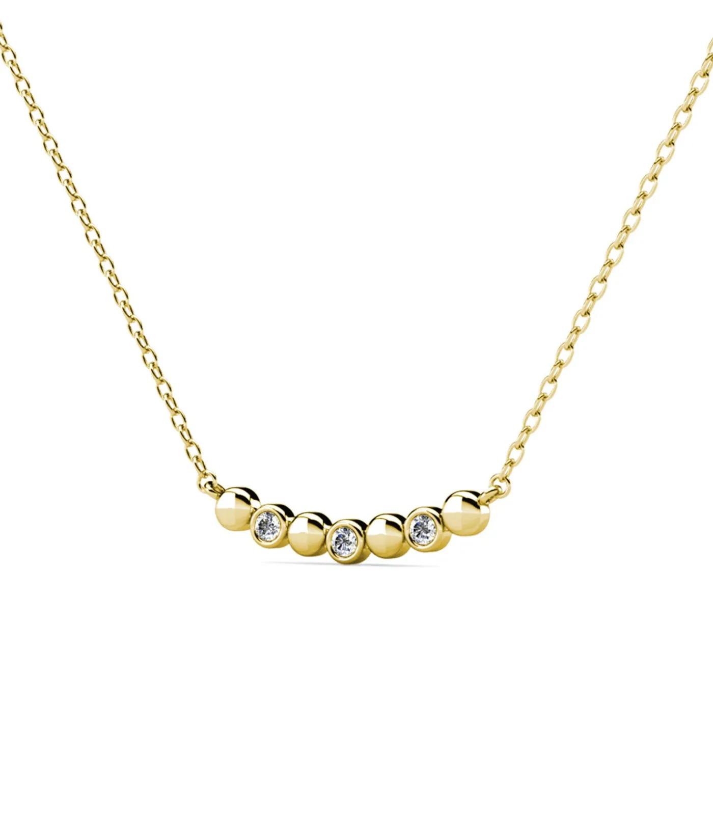 MYC-Paris Evelyne hangers - Oostenrijks kristal van zeer hoge kwaliteit gold/white
