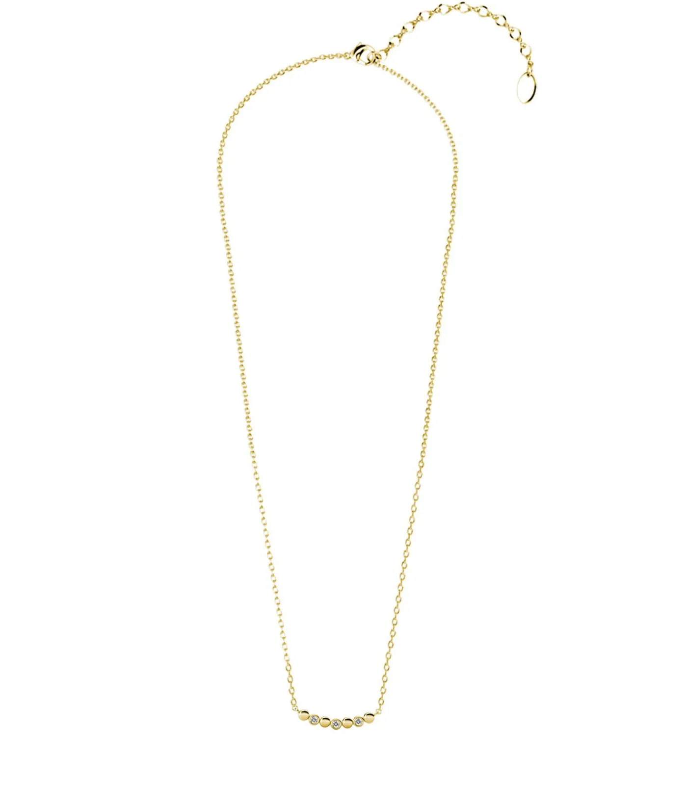 MYC-Paris Evelyne hangers - Oostenrijks kristal van zeer hoge kwaliteit gold/white