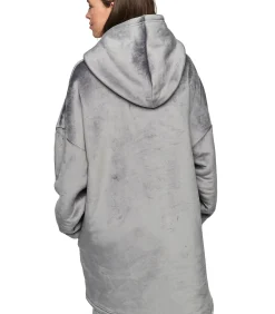 SELMARK Extra groot poncho sweatshirt met capuchon PC1 STYLE ADD gray Best