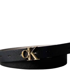 Calvin Klein Facted Ck Buckle 25Mm Re?V Adj M black Sale