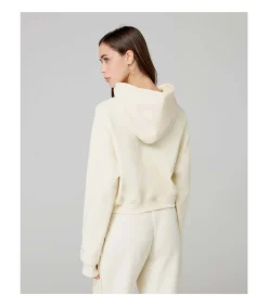 HINNOMINATE Felpa Cappuccio A Scatoletta Con Manica Raglan white Best
