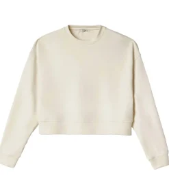 HINNOMINATE Felpa Paricollo Corta In Viscosa white Discount