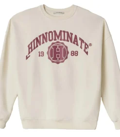 HINNOMINATE Felpa Paricollo Over College white