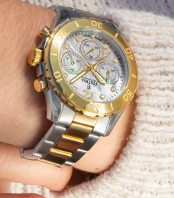 FESTINA dames nacre staal horloge armband Pearl Outlet