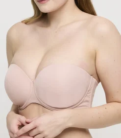 PrimaDonna FIGURAS Powder Rose voorgevormde bh - strapless pink Outlet