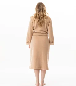 LE CHAT Flanellen badjas MONTAUK 160 beige Hot