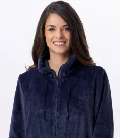 LE CHAT Flanellen jas met ritssluiting ESSENTIEL H53B blue New
