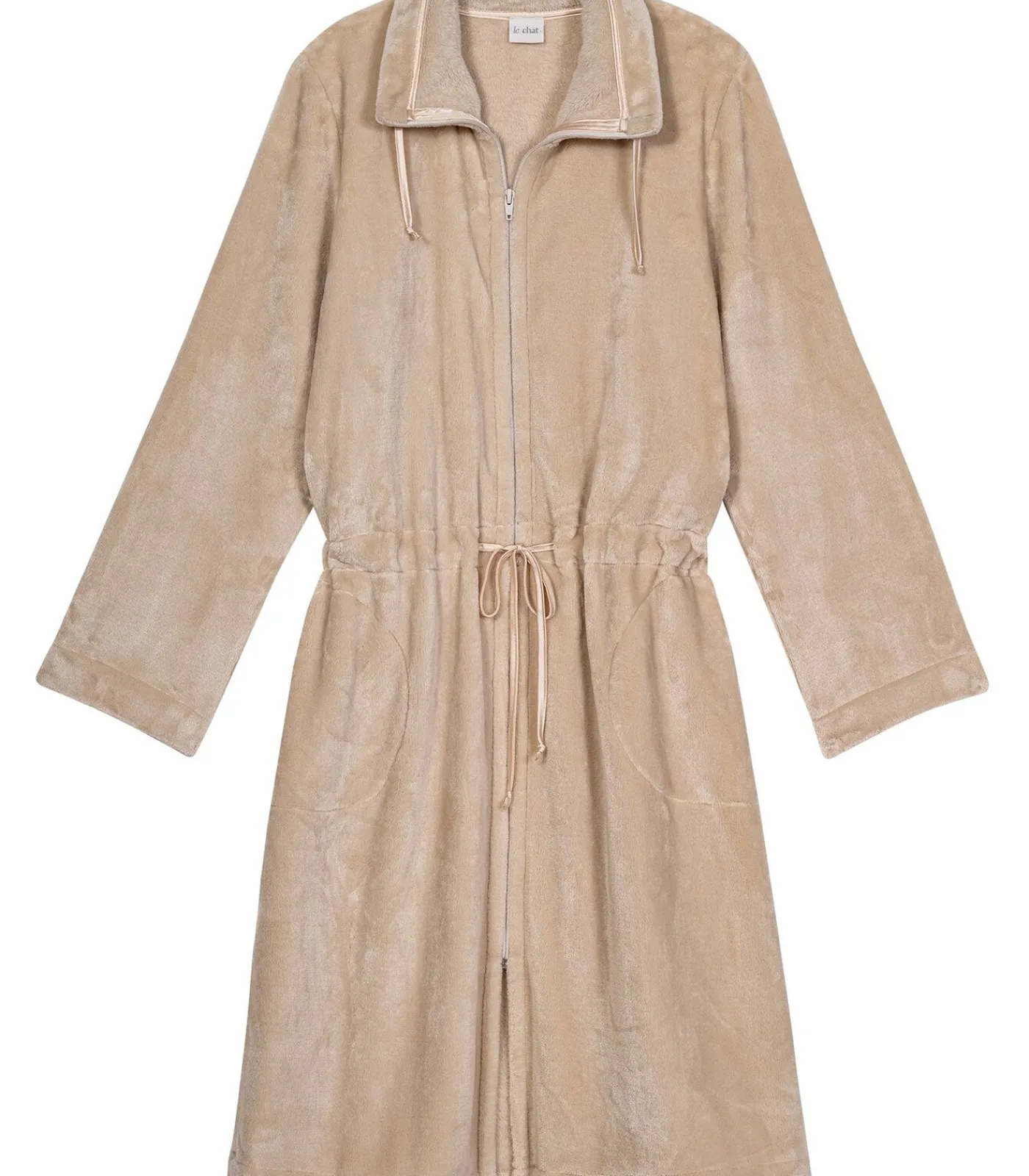 LE CHAT Flanellen jas met ritssluiting ESSENTIEL H53B beige Best