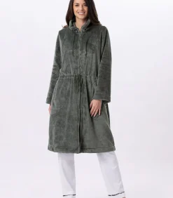 LE CHAT Flanellen jas met ritssluiting ESSENTIEL H53B green Hot