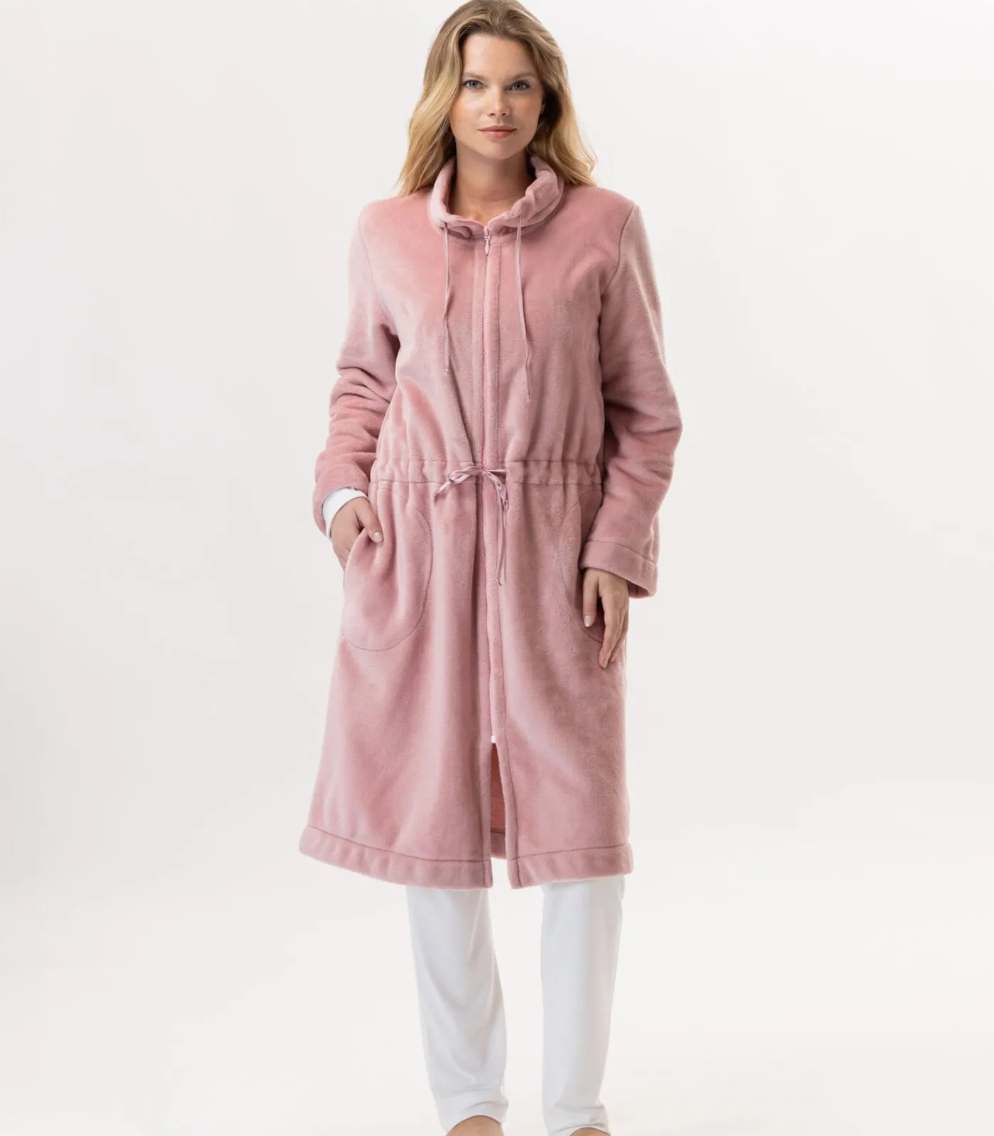 LE CHAT Flanellen jas met ritssluiting ESSENTIEL H53B pink Online