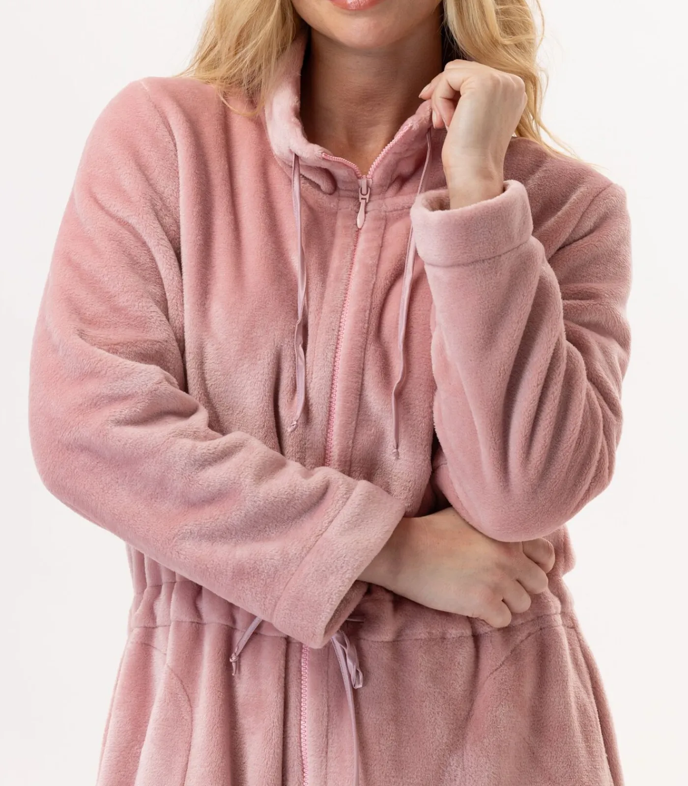 LE CHAT Flanellen jas met ritssluiting ESSENTIEL H53B pink Online
