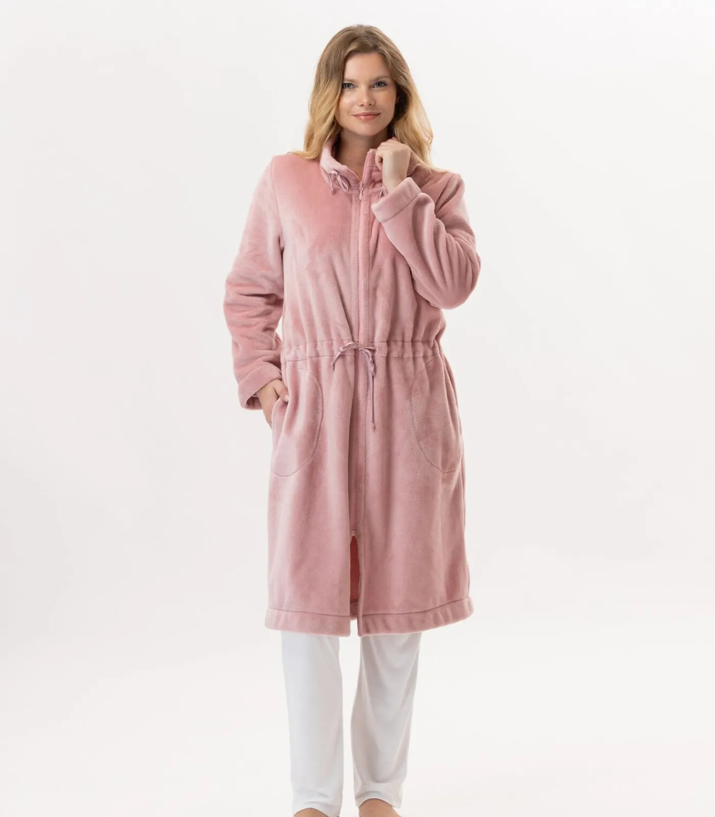 LE CHAT Flanellen jas met ritssluiting ESSENTIEL H53B pink Online