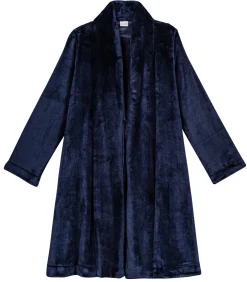 LE CHAT Flanellen pluche jas ESSENTIEL H55B blue Sale