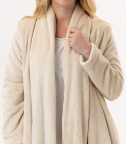 LE CHAT Flanellen pluche jas ESSENTIEL H55B beige Best