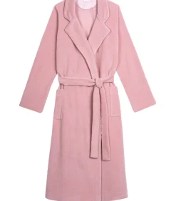 LE CHAT Fleece badjas met overslag ESSENTIEL H65A pink Outlet