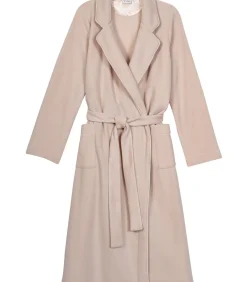 LE CHAT Fleece badjas met overslag ESSENTIEL H65A beige Discount