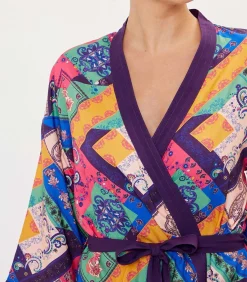 La Fiancée Fleece Kimono MARIGOLD lightPink Sale
