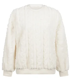 Hunkemöller Fleece top met kabelontwerp white Discount