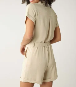 Deeluxe FLINE - Casual playsuit voor dames beige Hot