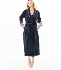 LE CHAT Fluwelen badjas BRADLEY 160 blue New