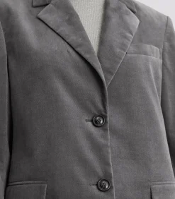 Marc O'Polo Fluwelen blazer op maat darkGrey Clearance