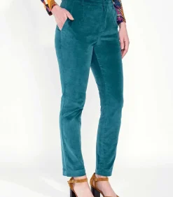 La Fiancée Fluwelen chino CALCUTTA darkBlue Sale